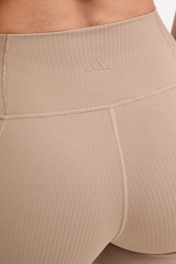 Tajice za jogu adidas Performance All me bež JW7589