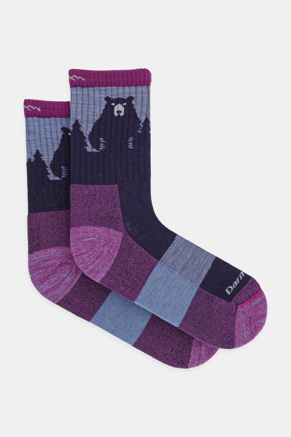 Darn Tough Κάλτσες Γυναικείες μωβ 1970