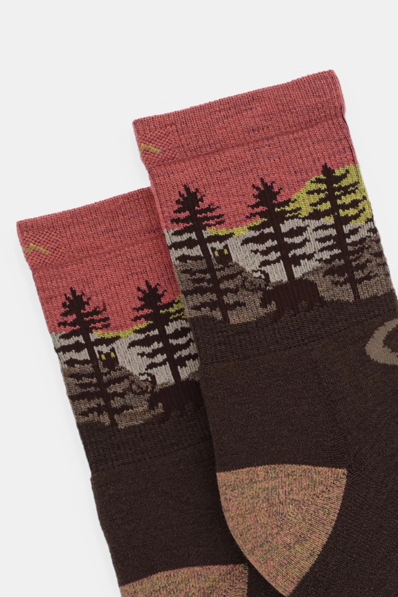 Μάλλινες κάλτσες Darn Tough 5013.D καφέ AW25