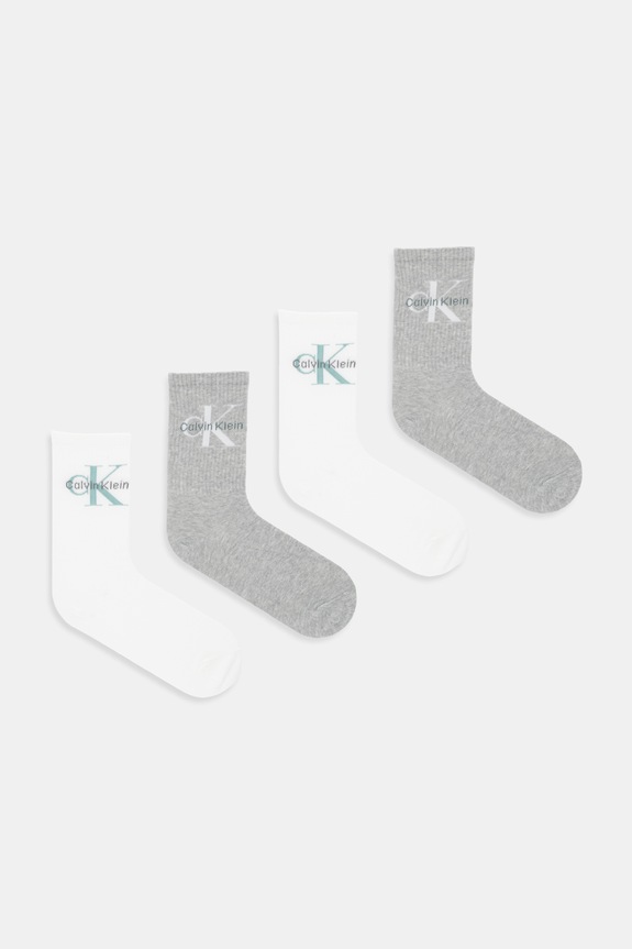 Κάλτσες Calvin Klein Jeans 4-pack ψηλές κάλτσες γκρί 701235384
