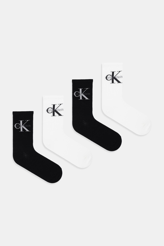 Κάλτσες Calvin Klein Jeans 4-pack ψηλές κάλτσες μαύρο 701235384
