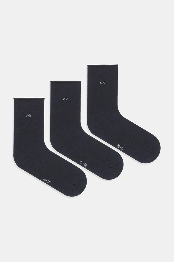 Calvin Klein skarpetki 3-pack skarpetki długie czarny 701234368