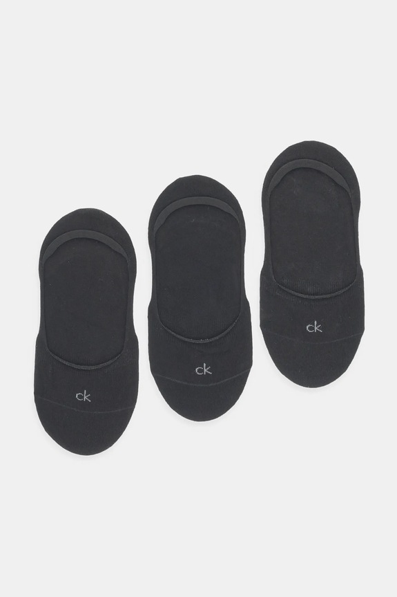 Nogavice Calvin Klein 3-pack Kratke nogavice črna 701234371