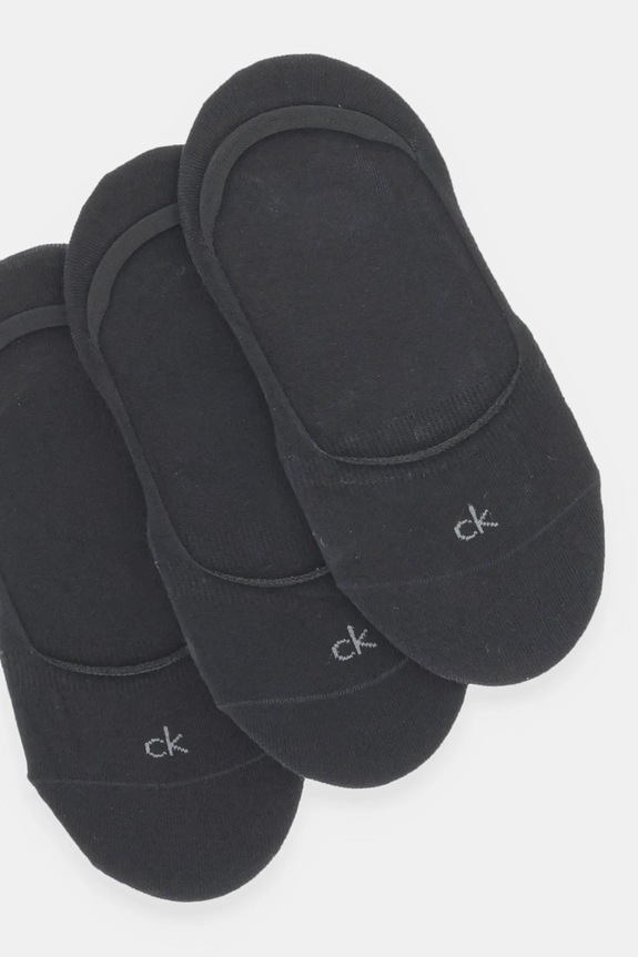 Nogavice Calvin Klein 3-pack 701234371 črna AW25