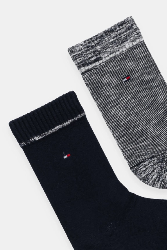 Čarape Tommy Hilfiger 2-pack 701236460 mornarsko plava AW25