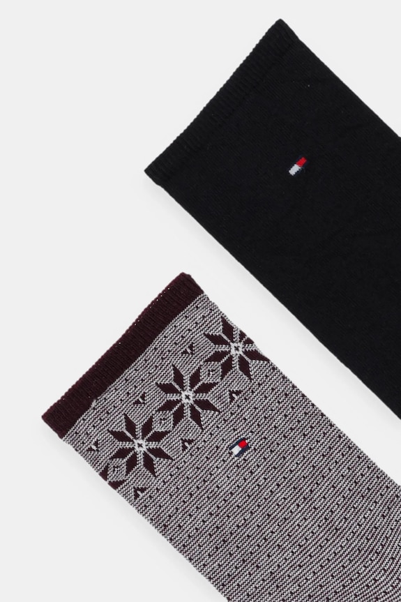 Čarape Tommy Hilfiger 2-pack 701236502 bordo AW25