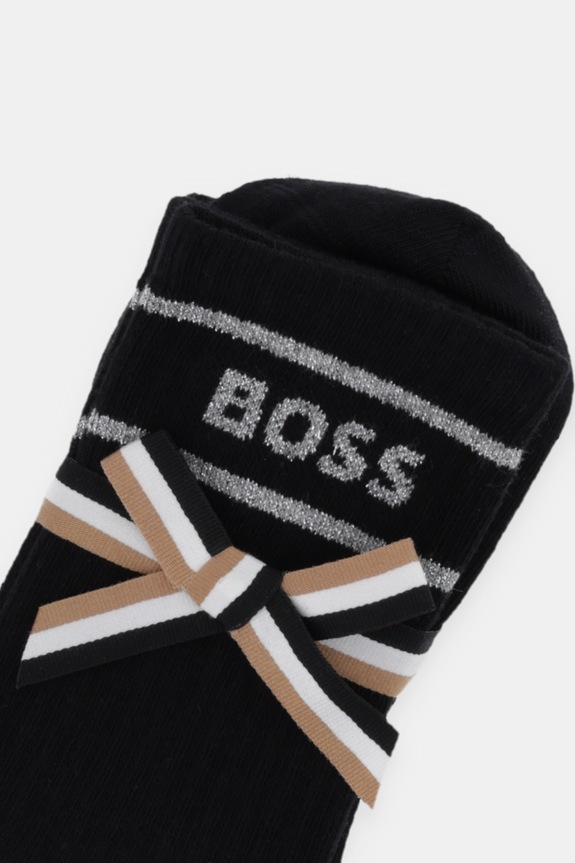 Oblečenie Ponožky BOSS 2-pak 2P QS Gift Rib CC W 50546426 čierna