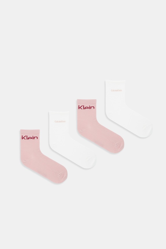 Calvin Klein Jeans skarpetki 4-pack skarpetki długie różowy 701238244