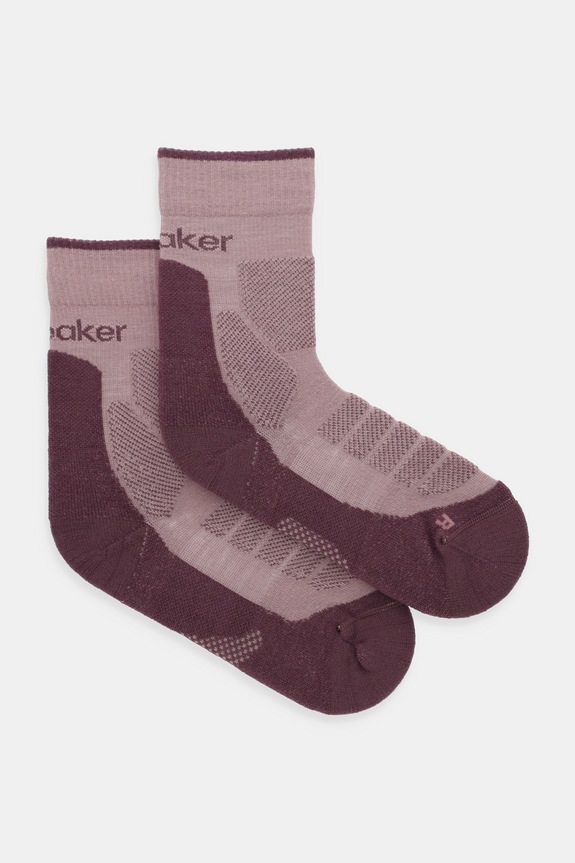 Ponožky s prímesou vlny Icebreaker Merino Hike+ Heavy outdoor ružová IB0A578L0HO1