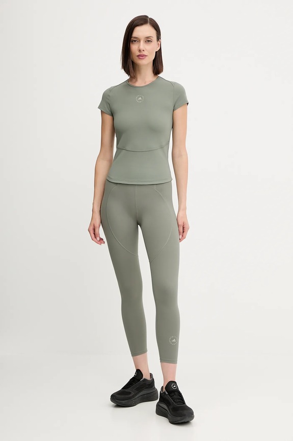 Tréningové legíny adidas by Stella McCartney Tpr 7/8 JW4555 zelená AW25
