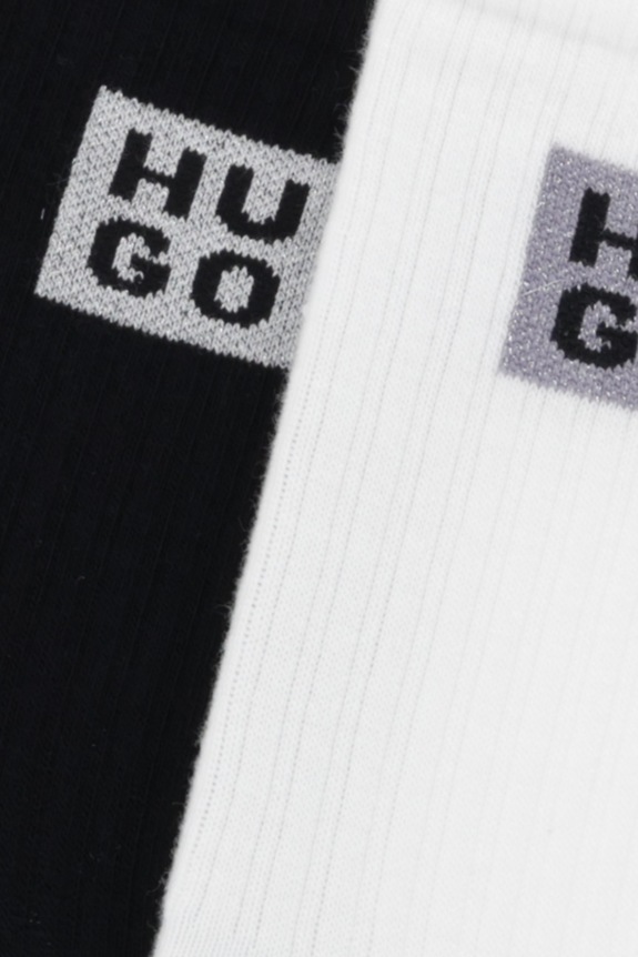 HUGO zokni 2 pár 50546399 fehér NC25