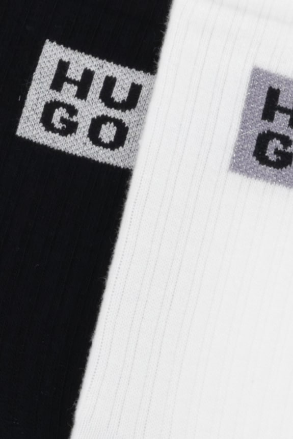 HUGO zokni 2 pár 50546399 fehér NC25