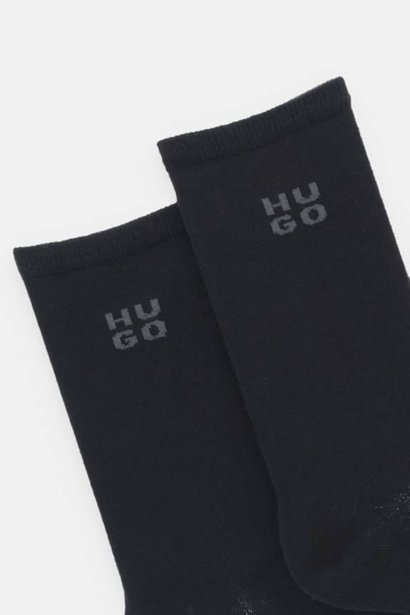 HUGO șosete 2-pack 2P RS UNI LOGO CC W 50549831 negru AW25