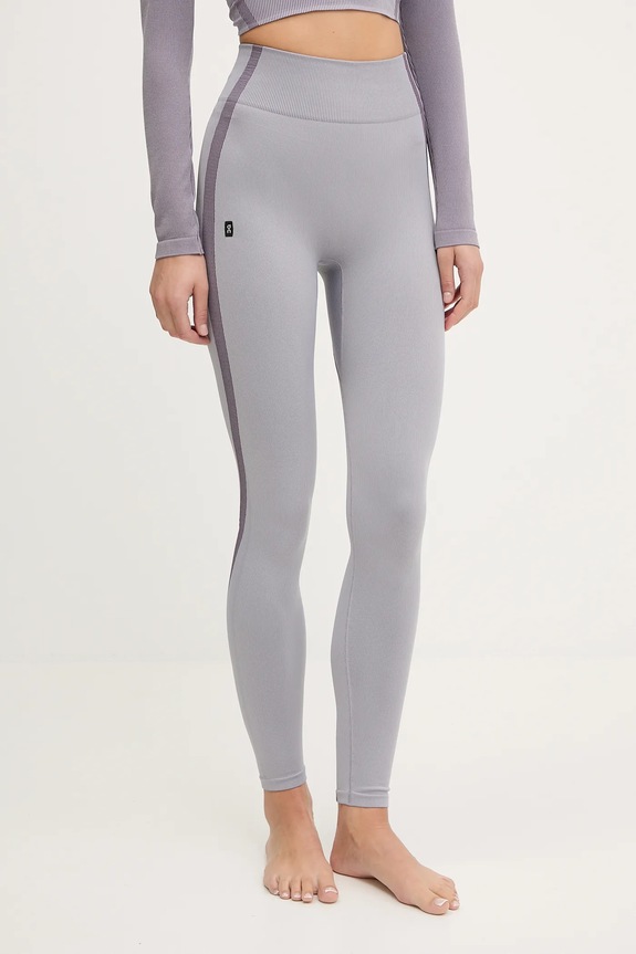 On jambiere de yoga Studio tricotaj violet 1WF10353857