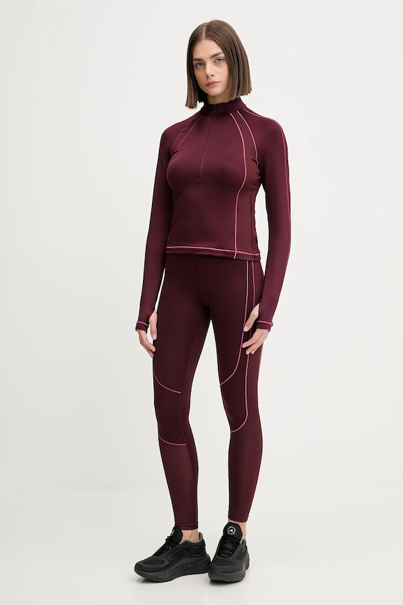 Under Armour legginsy treningowe ColdGear 6003997 bordowy AW25