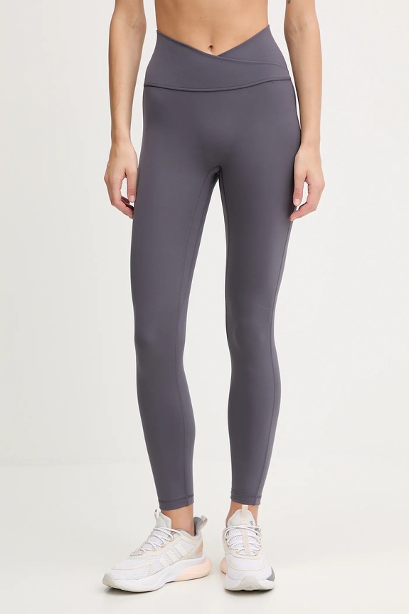 adidas Performance leggings da allenamento maglia grigio KT3285