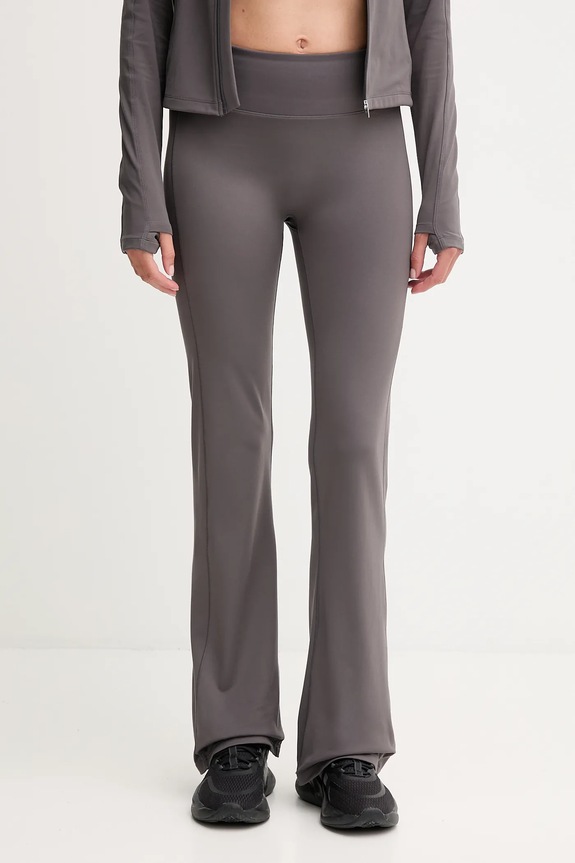 Casall pantaloni de trening de damă Flare tricotaj gri 25042