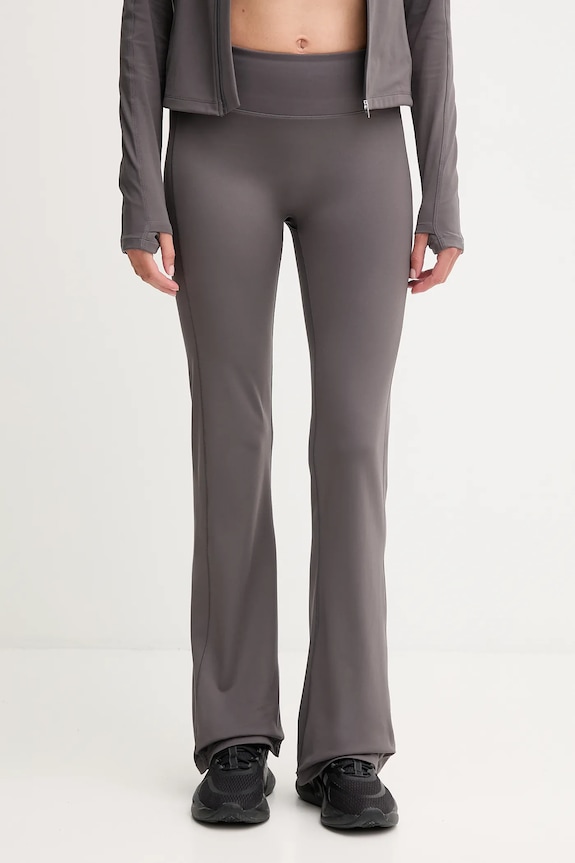 Casall pantaloni de trening de damă Flare tricotaj gri 25042