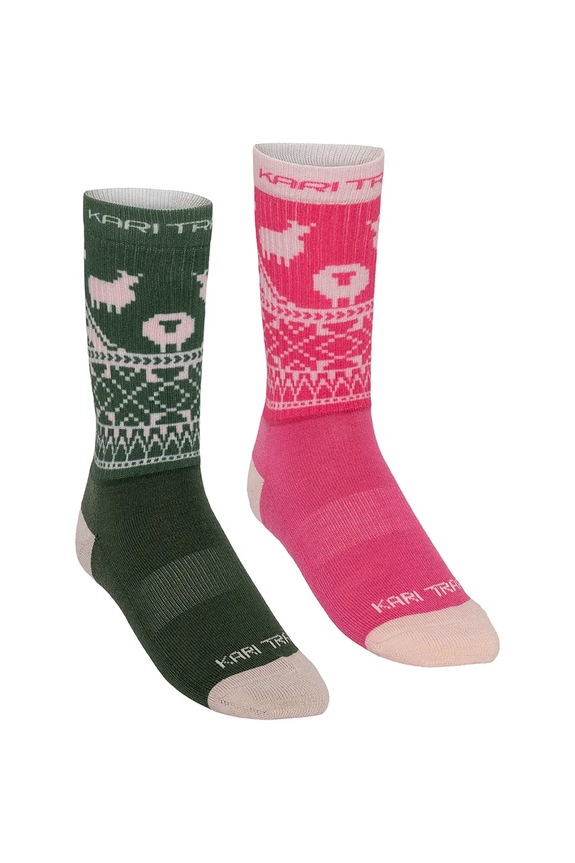 Kari Traa calzini PUFFIN calzini rosa 611465