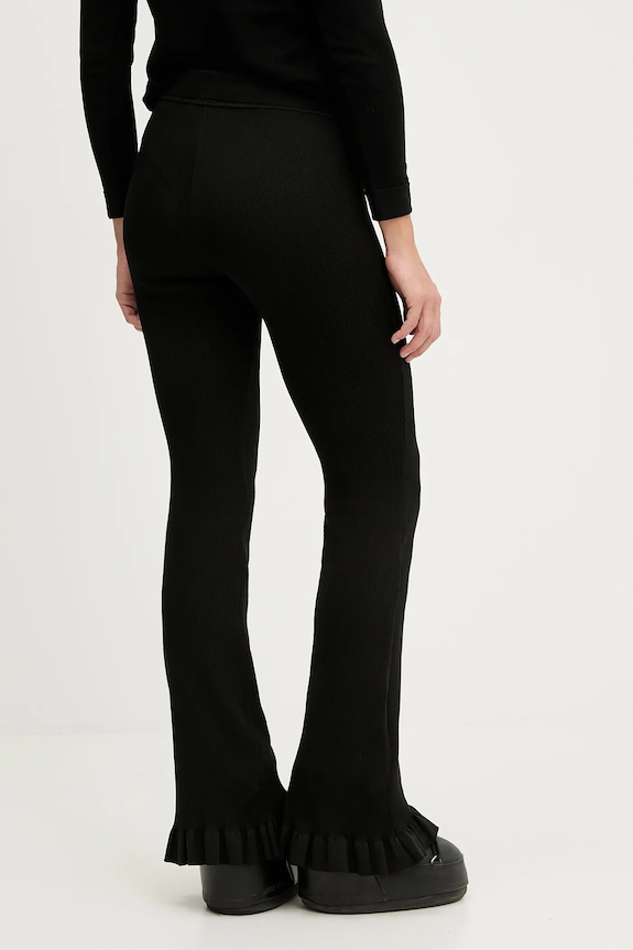 Ρούχα Αθλητικό κολάν Newland LADY RIB LEGGINGS N46824.15 μαύρο