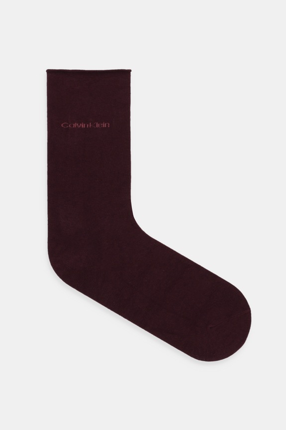 Ponožky Calvin Klein 3-pack 701235368 burgundské AW25