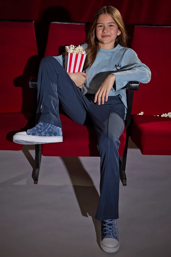 Παιδικά κολάν Mayoral με ελαστάν μπλε 7758.8J.Junior.9BYA