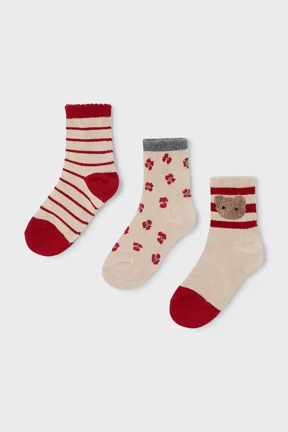 Mayoral skarpetki niemowlęce 3-pack szary 10056.6G.Mini.9BYA