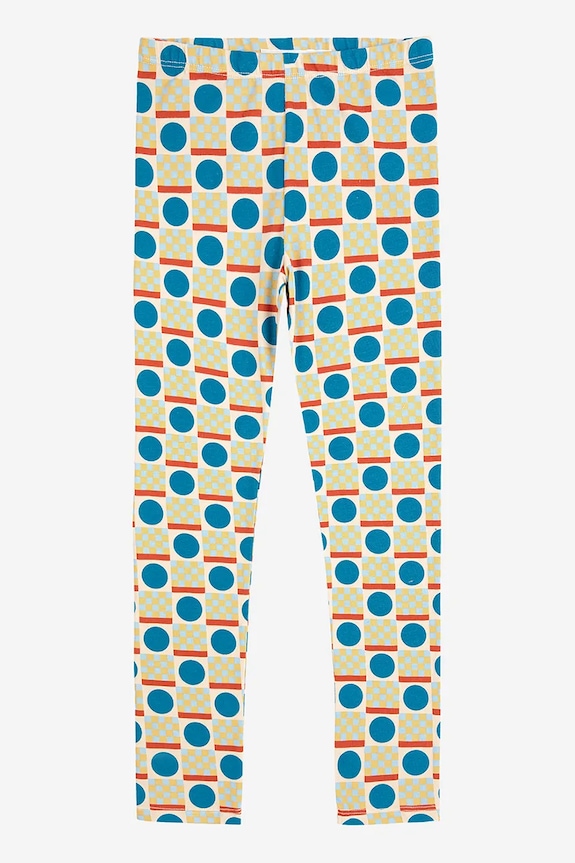 Otroške pajkice Bobo Choses Geometric Scacs Z elastanom zelena 225AC061