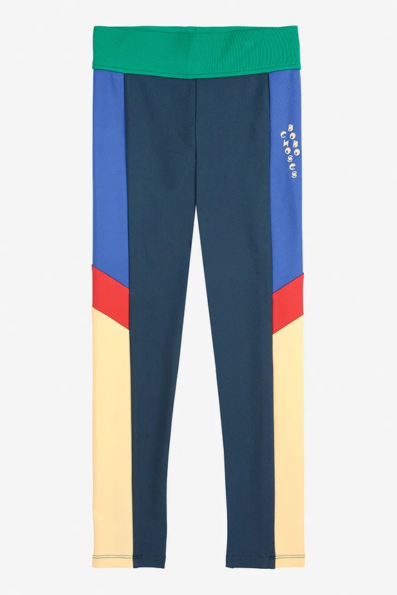 Bobo Choses legginsy dziecięce wzorzyste granatowy 225AC063