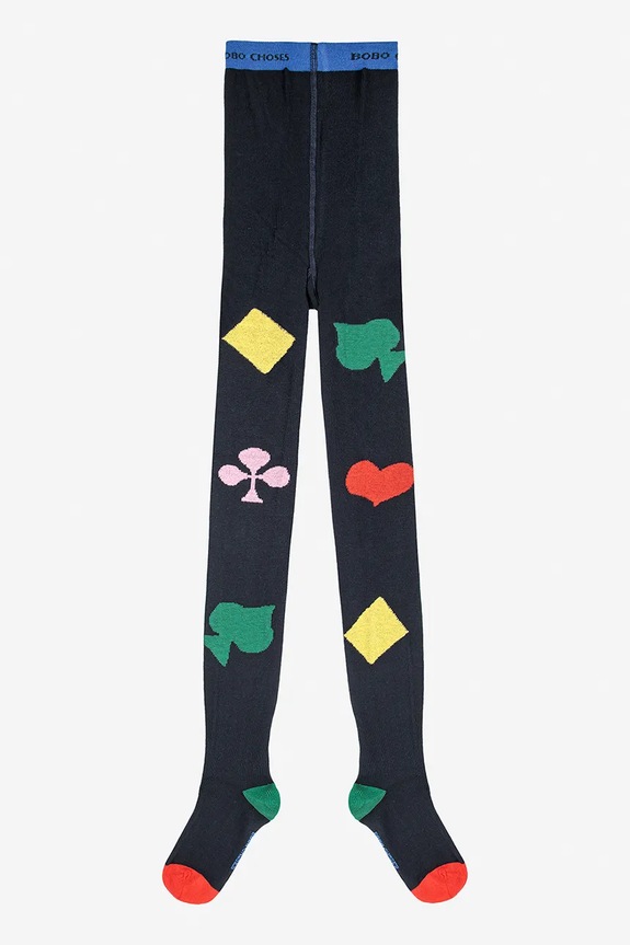 Lány Bobo Choses gyerek harisnyanadrág Bobo Jocker 225AI023 sötétkék