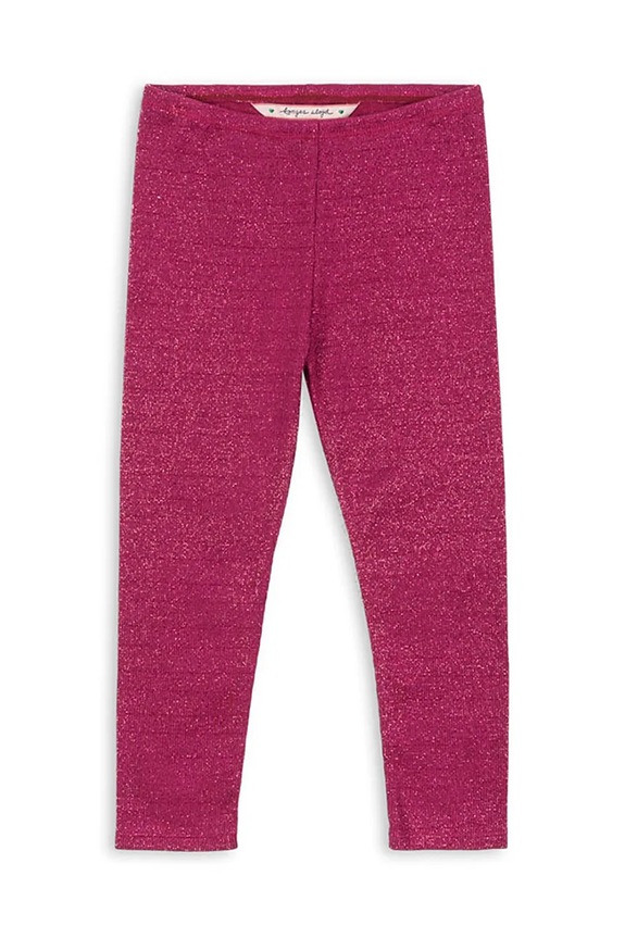 Detské legíny Konges Sløjd ROLI PANTS bavlna burgundské KS103969.9BYA