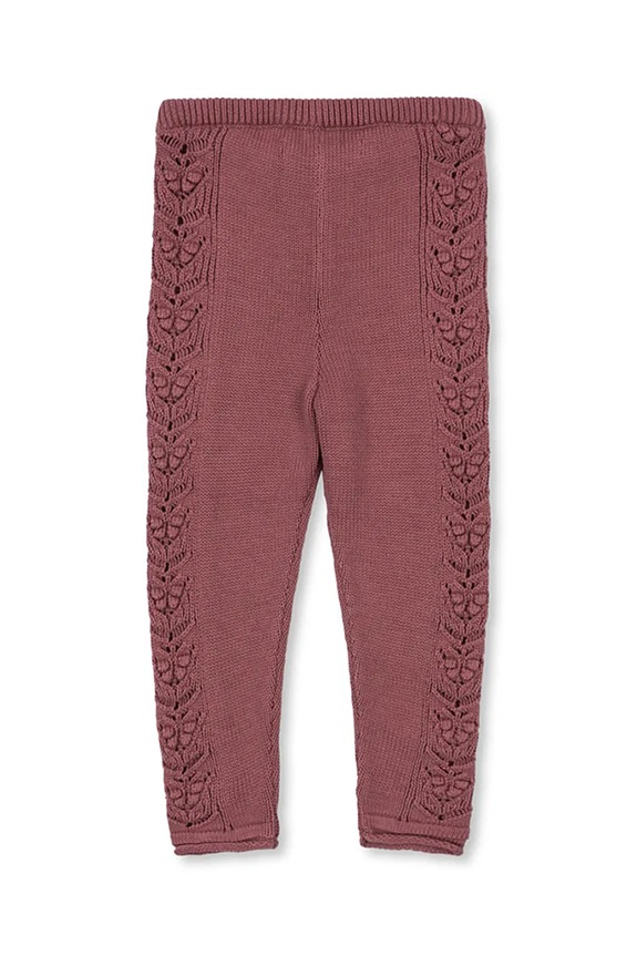 Дитячі бавовняні легінси Konges Sløjd CABBY PANTS GOTS KS103738.9BYA рожевий AW25