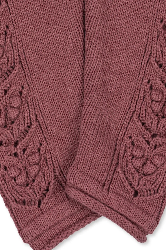 Дитячі бавовняні легінси Konges Sløjd CABBY PANTS GOTS рожевий KS103738.9BYA