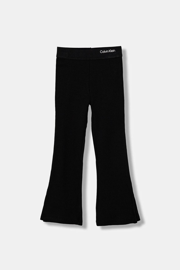 Detské legíny Calvin Klein Jeans s elastanom čierna IG0IG03003.104.116.9BYA
