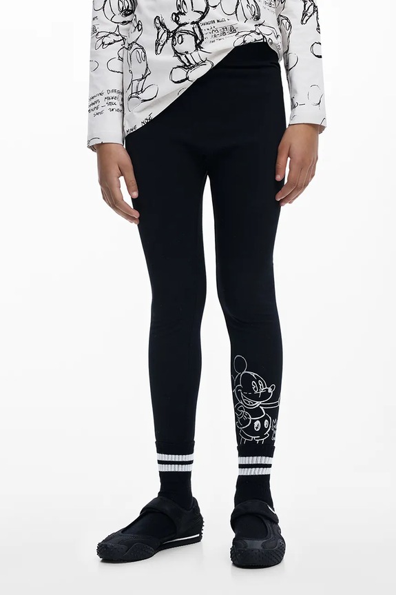 Desigual legginsy dziecięce 25WGKK06 czarny