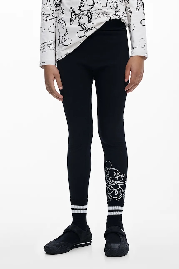 Desigual legginsy dziecięce 25WGKK06 czarny