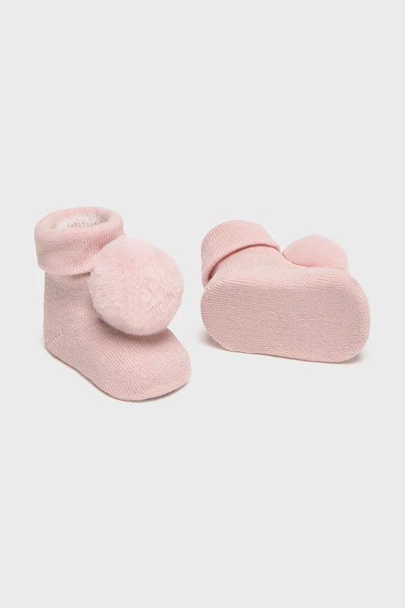 Dziewczynka Mayoral Newborn skarpetki niemowlęce 9922.2J.Newborn.9BYA różowy
