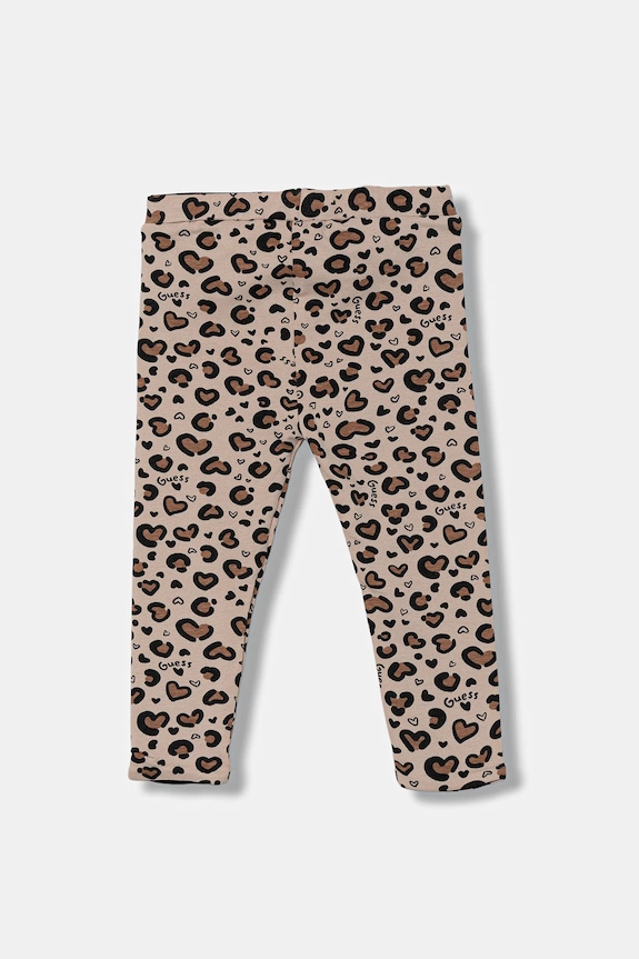 Guess legginsy dziecięce K5BB01.K6YW4.9BYA beżowy AW25