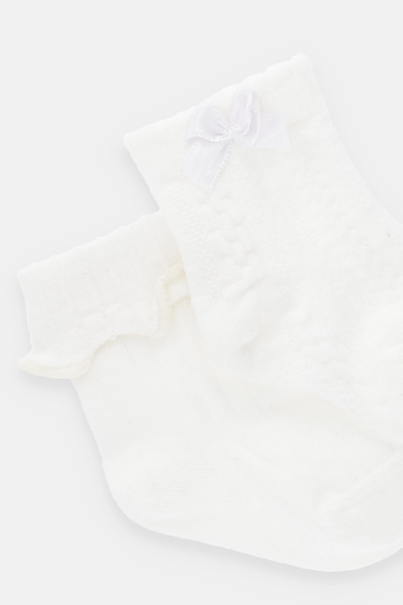 Detské ponožky United Colors of Benetton 2-pak 6AO5A7004.W.seasonal béžová AW25