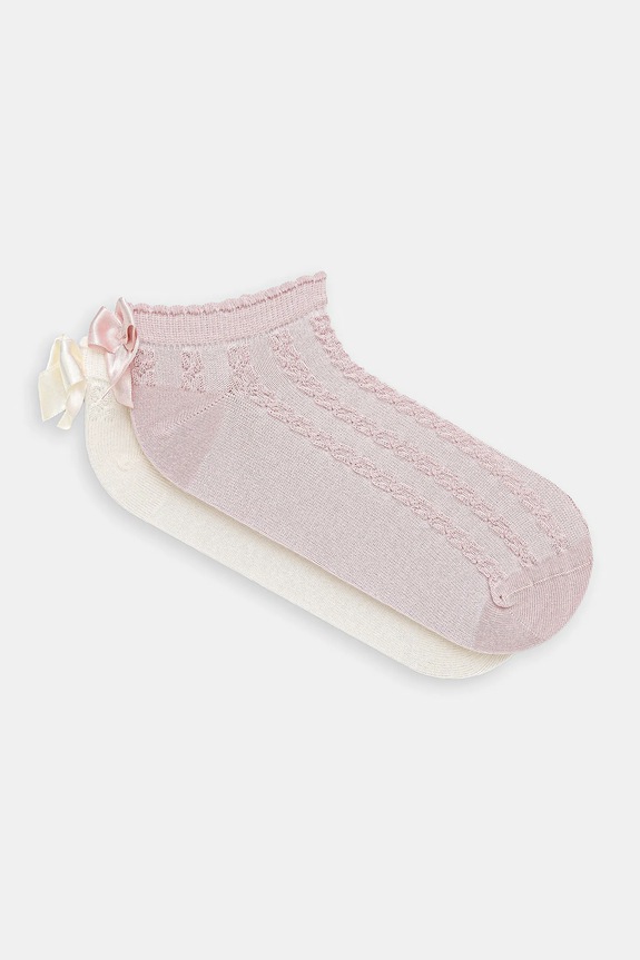 United Colors of Benetton skarpetki dziecięce 2-pack beżowy 6AO307049.G.seasonal