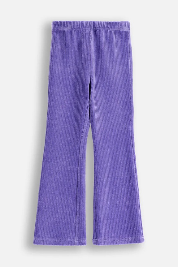 Παιδικό κολάν από βαμβάκι Coccodrillo με ελαστάν μωβ ZC5122104RGK