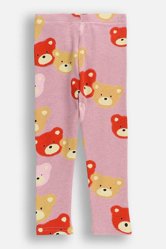 Coccodrillo legginsy niemowlęce ZC5122102TGN różowy AW25