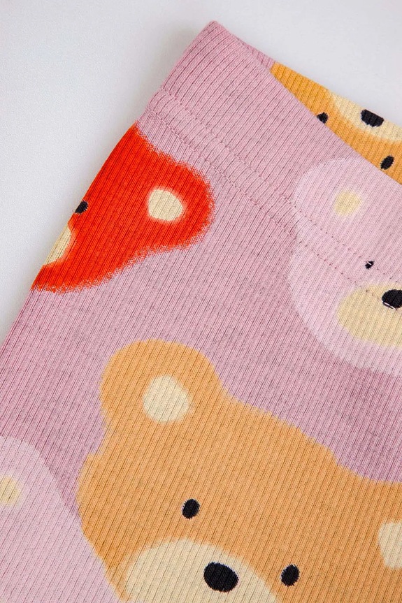 Dziewczynka Coccodrillo legginsy niemowlęce ZC5122102TGN różowy