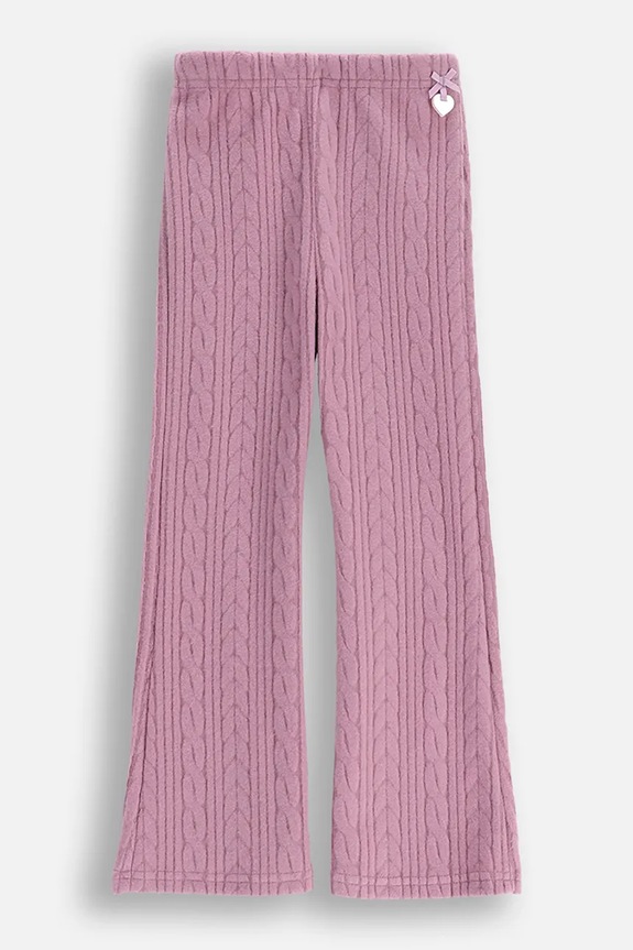 Coccodrillo legginsy dziecięce ZC5122702WGK fioletowy AW25