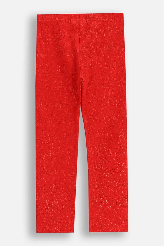 Coccodrillo legginsy dziecięce ZC5122101MER czerwony AW25