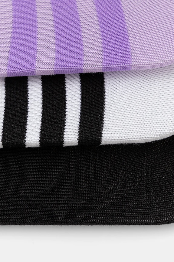 Otroške nogavice adidas Performance 3-pack JV5125 vijolična AW25
