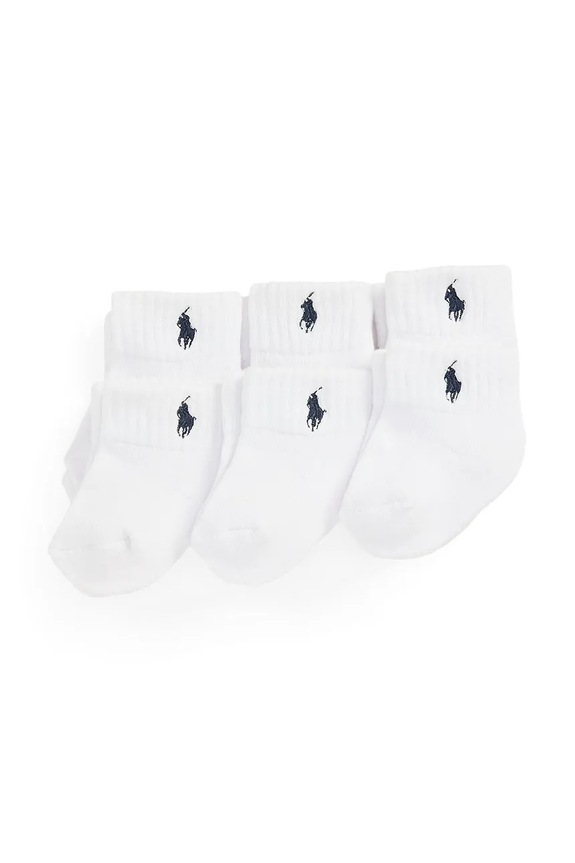 Polo Ralph Lauren skarpetki dziecięce 6-pack granatowy 441974057001