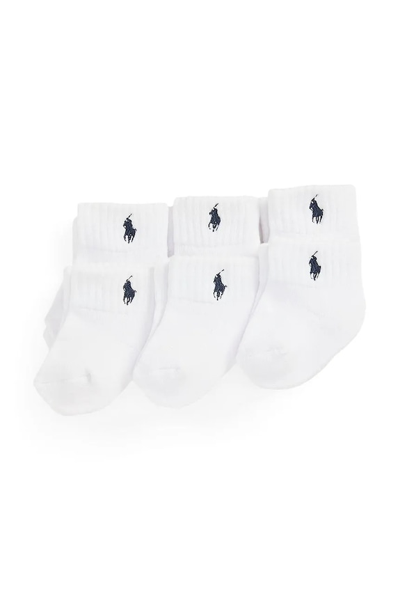 Polo Ralph Lauren skarpetki dziecięce 6-pack granatowy 441974057001