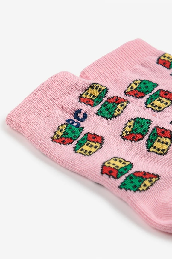 Bobo Choses skarpetki dziecięce Dices 225AH033 różowy AW25