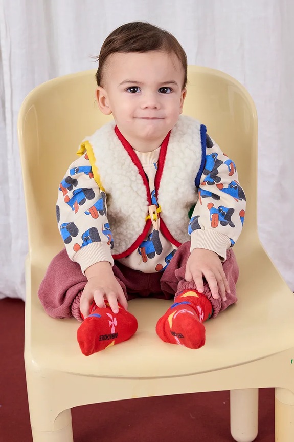 Bobo Choses skarpetki dziecięce Joker czerwony 225AH038